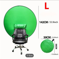 Collapsible green screen backdrop