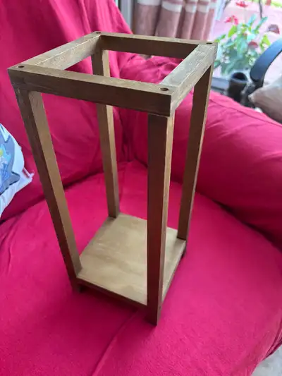 Mini wood stand, View more