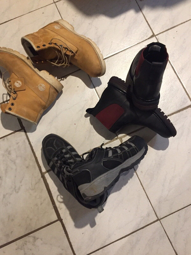 Chaussures 1 pour travail et 2 pour l’hiver,autonome, propre . dans Chaussures pour hommes  à Laval/Rive Nord