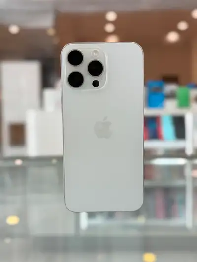 iPhone 15 Pro Max 256 GB- White Titanium, View more