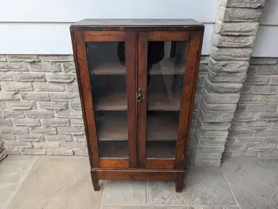 Antique Bookcase Cabinet, View more