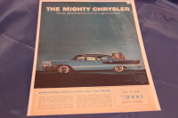 1957 Chrysler Windsor 4 Door Sedan Original Magazine Ad