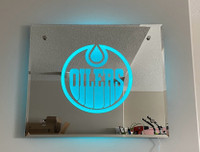Oilers LED Mirror