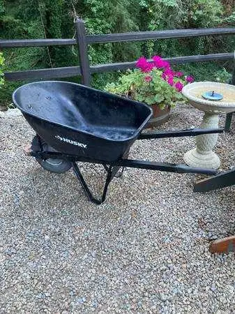 husky metal wheelbarrow, View more