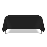 Black Table Linen (53 x 114") x 7