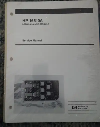 HP Hewlett Packard  16510A Logic Analyis Module Service Manual., View more