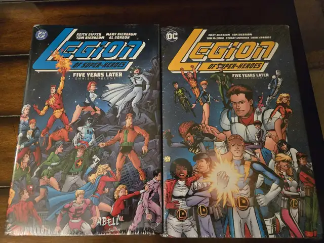 Legion of Super-Heroes 5 Years Later omnibus 1 and 2 in Comics & Graphic Novels in Kingston - Image 2