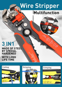 Brand New Electrician Wire Stripper, Wire Cutter, Crimping Tool