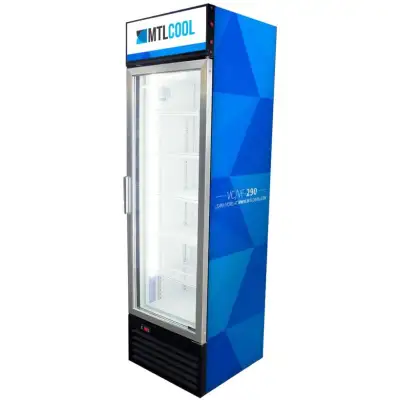 Mtlcool Glass Door Vertical Freezer VF-290, View more