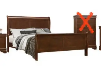 Grand lit/ queen bed frame , View more