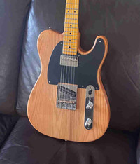 Telecaster guitar ash body maple neck. 