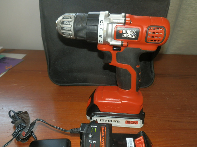 BLACK+DECKER 20V MAX* Cordless Drill / Driver, 3/8-Inch (LDX120C in Power Tools in Dartmouth - Image 2