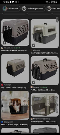 ISO OF DOG CRATEs