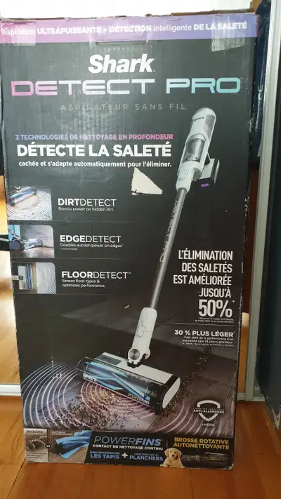 Shark Detect Pro IW1120 Cordless Stick Vacuum, Purple/Grey, View more