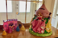 Tirelire vintage 4 Princesses Disney et minis en sus 20$