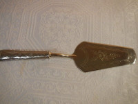 La S. Marco Silver Plated Cake Server – Made in Italy - Antique
