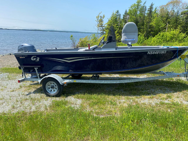 Yamaha G3 Guide V167 CS Aluminum Boat (2022) in Powerboats & Motorboats in Cape Breton - Image 3