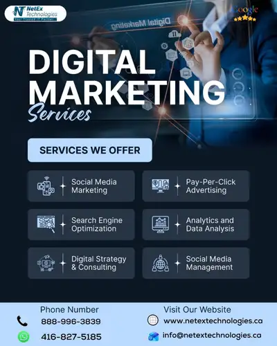 Grow your business online with expert digital marketing solutions from NetEx Technologies. ✅ Search...