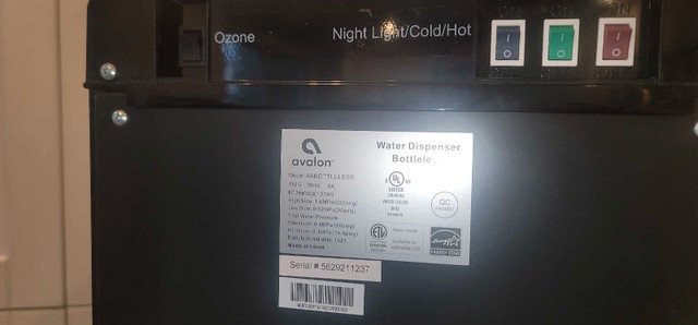 Avalon A5 Bottleless Water Cooler in Other in Oakville / Halton Region - Image 2