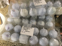 Golf balls & golf-bag/clubs