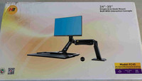 Poste de station de travail de bureau - single arm desk mount