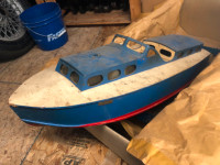 Vintage model boat