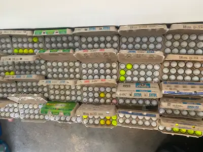 Gently Used Assorted Golf Balls, View more