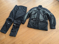 Ensemble manteau-pantalon de moto XL