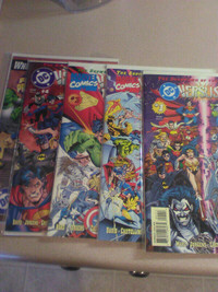 Marvel vs DC 1-4 plus previews/ballot 1996 NM