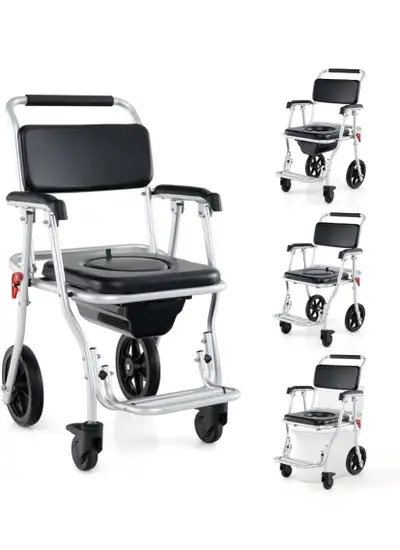 Shower Commode Wheelch (New in the box)#E 1401, View more