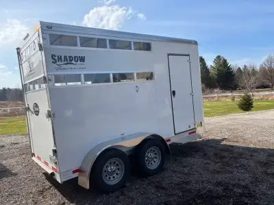 This is a 2024 Shadow slant load 2 horse trailer . I purchased it last Spring new. It’s been used ,...