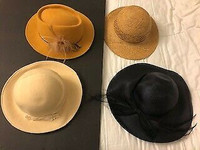 4 Ladies hats