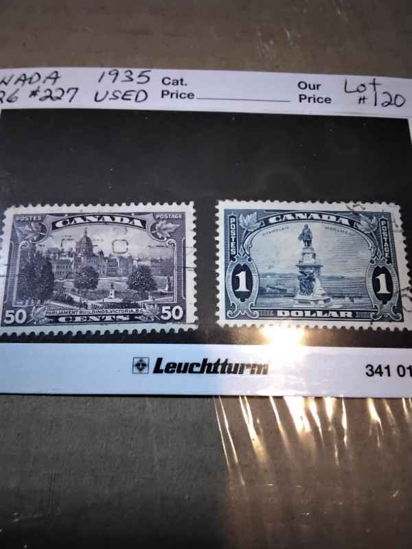 Pair of 1935 Canada Postage Stamps in Arts & Collectibles in Edmonton