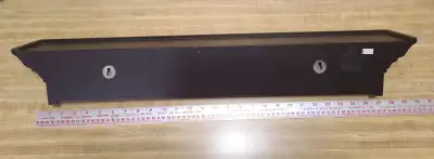 Dark brown 29 inch wall shelf, View more