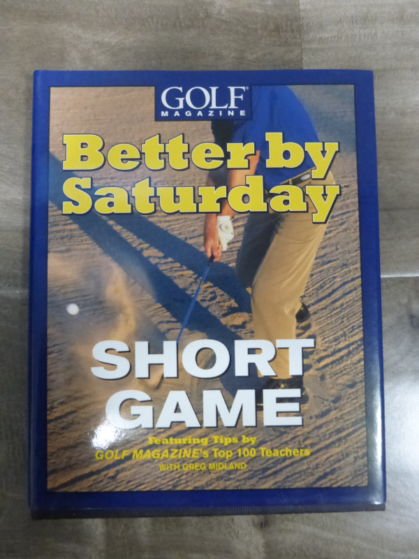 Golf Books - Better By Saturday  Hardcover  Like New / MINT in Golf in Kitchener / Waterloo