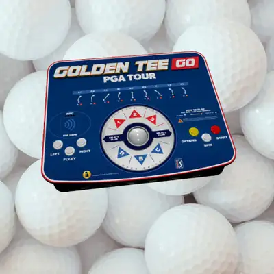 New Golden Tee GO PGA Tour, offered by Family Recreation Store for customers in Saskatoon. Configura...