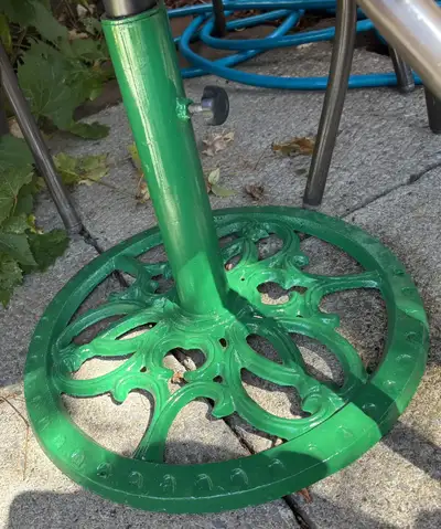 Green Patio Metal Umbrella Base, View more