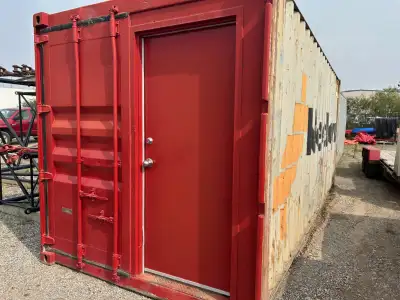 20' Container as follows: Portable site office / fab shop is fully insulated and fireproofed with al...
