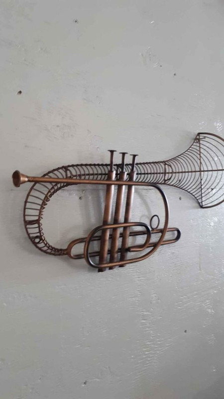 Metal trumpet wall art music in Arts & Collectibles in Windsor Region - Image 2