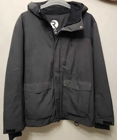 RIPZONE Men's Ski Jacket. Dark Grey. Size XL, View more