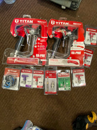 Titan spray gun & tips
