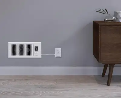 Quiet Register Booster Fan with Thermostat, View more