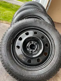 4 Wnter tires; 1 year old 225/65R.17