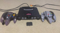 Nintendo 64 + 2 controllers