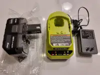 Ryobi 18V ONE+ Lithium 4.0 Ah Battery and Charger - NEW