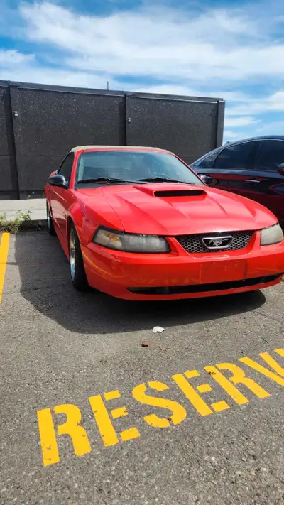 Note Blown Motor. This is wrapped red orange shade. Original paint is a red. Comes with Black Roof (...