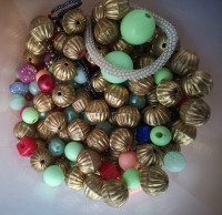 Mix of Beads for Arts and Crafts - Brand New and Like New