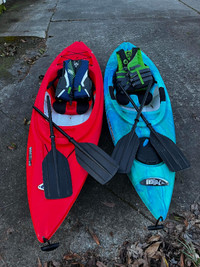 Kayaks (two), both for $650! Like new!