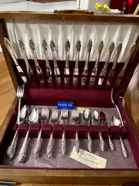 Vintage/ antique silver plated Evening Star Community flatware s