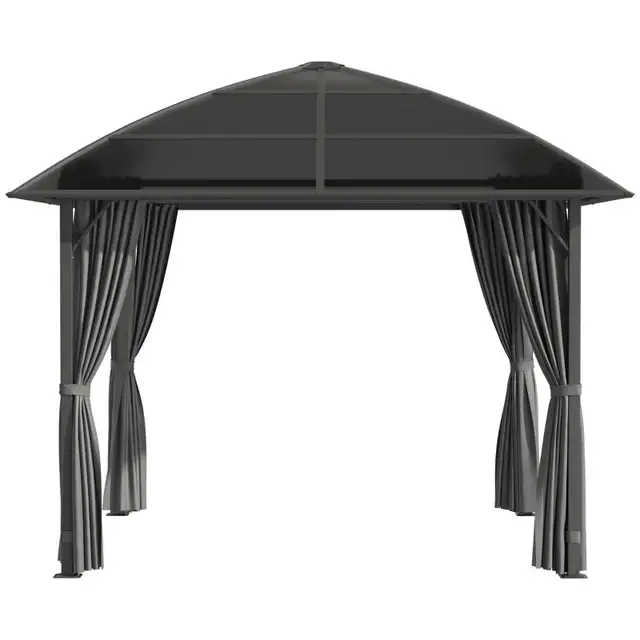 10x10 Outdoor Hardtop Gazebo with Curtains in Patio & Garden Furniture in Markham / York Region - Image 10